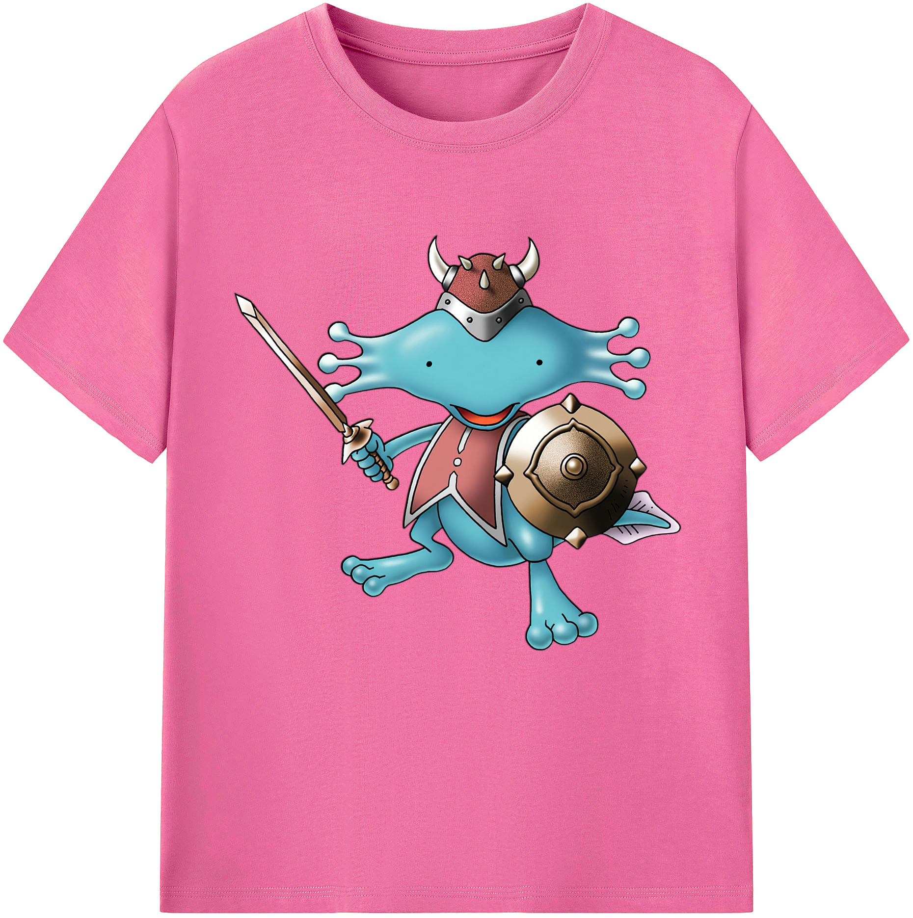 （画像用） ドラゴンクエスト Doragon Kuesuto Dragon Quest レディースカジュアルプリントTシャツ（綿100％）